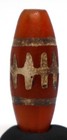 Ancient Large Indo Tibetan Pyu Kushan Etched Carnelian  Agate Bead
