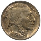1913-s Type 1 Buffalo Nickel Anacs Au58 Circulated Key Date 5c