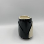 Vintage Royal Copley Oval Planter Vase Mcm Art Deco Black   White  read 