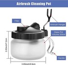 Airbrush Cleaning Kit Multi Purpose Glass Spray Gun Cleaning Tools Set