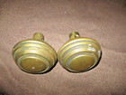 Vintage Antique Brass Door Knob Set