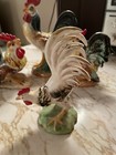 Vtg Lot Of 4 Ceramic Rooster Figurines Japan Italy