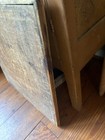 Awesome Antique Square 22  One Board Wooden Cutting Board W border - Primitive