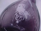 Vintage Purple Glass Bottle-jenny Lind Fislerville Glass Works