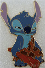 Disney Pin Stitch In Time - Caveman Le 135 - Disney Shopping 2010 - Rare Htf