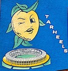 Vintage 1970 University Of North Carolina Tarheals Football Pennant  Peach Bowl 