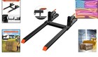 Clamp-on Pallet Forks 43  For Heavy Lifting - 2000 Lbs Capacity And Stability