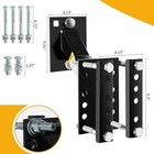 Trailer Spare Tire Wheel Mount Bracket Carrier Boat Utility Enclosed Powder 