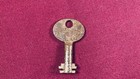 Vintage   Antique Padlock Key Double Bit Hollow Barrel Lock Key