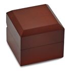 Earring Box Small Walnut Color Wooden Earring Box Made In Usa