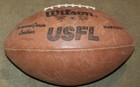 1985 Usfl Wilson Game Football Harry L  Usher Commissioner Usfl All Original