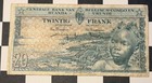 Central Bank Of Belgian Congo 20 Franks 1957 Banknote In Nice Condition  