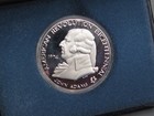 1974-john Adams Bicentennial Silver Medal 1 Oz  925 Pure W  Case coa   19a