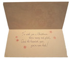 Vintage Christmas Greeting Card Mr   Mrs Snowman Unused