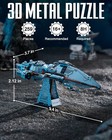 Piececool Blue Space Three-body Inspired Metal Model Building Toy Set Collection