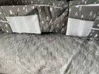 Baby Delight Snuggle Nest Infant Lounge Unisex Gray Tree Pattern  Portable