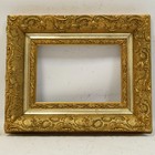 Ca  1900-1930 Old Wooden Devorative Painting Frame 11 8 X 8 3 In Inside