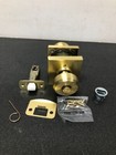  lot Of 6  Schlage F40 Bwe 608 Col Bowery Privacy Door Knob Set Brass