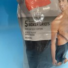 Hanes Men s 5-pack Best Tagless Boxer Briefs Size Xl Black Brand New