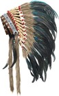 Indian Artificial Feather Headdress  American Chief Indian Native Hat  Indian He