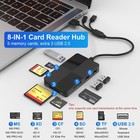 Memory Stick Pro Duo Adapter Reader  8 In 1 Sd tf ms cf xd Card Reader For Ip   