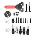 28 Pcs Automotive Compressor Clutch Hub Remover Installer Puller Tool A c 