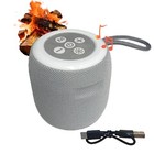 Color Rechargeable Portable Fireplace Crackle Sound Box For Standard Grey