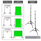 Photography Studio Light Lighting Backdrop Umbrellas Kit Equipment With Clamps