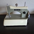 Necchi Supernova Mini Sewing Machine With Case Made In Italy Vintage