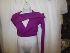Body Wrappers P955 Classic Wrap Sweater Berry Ladies Sizes Ballet