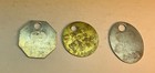  3 njzco Miners Tags Franklin New Jersey Zinc Fluorescent Mineral 2541 2717 2504