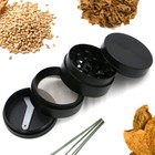 4-layer Metal Tobacco Grinder Herbal Herb Dry Spice  Grinder Smoke Crusher Gift