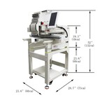 Commercial Automatic Embroidery Machine Single Head 12 Needles For Hat T-shirt