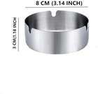 5 Pack Stainless Steel Cigarette Ashtray Ash Holder For Home hotel restaurant