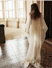 Huong Boutique Charlotte Bridal Cape Dress Size Small