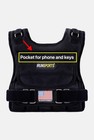 Irunsports Mens Weighted Vest  Crossfit  50lbs Weights Included 