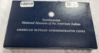 2001 American Buffalo Silver Dollar 2 Coin Set Commemorative Pr Unc Box coa H76