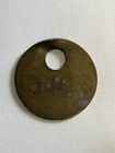 Antique Brass Coal Miners Tag  s146