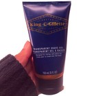 King C  Gillette Transparent Shave Gel 5oz With White Tea 5 Pack - New