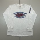 Vintage Chicago Cubs Nike Center Swoosh Long Sleeve Shirt Size Medium Mlb Sports