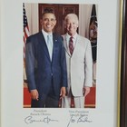 Joe Biden  46th Us President Barack Obama Oval Office  Signed Framed Photo 