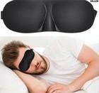 Soft Sleep Mask For Women Men Soft Blackout Eye Cover Portable Travel Blindfold