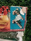 Vtg Walco Christmas Sequin Ornament Craft Kit Christmas Candy Cane Pixie   3420