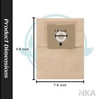 6 Pack 4122 Replacement For Bissell Zing Vacuum Bags Dust Bags Compatible