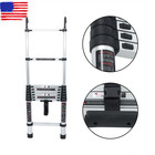 8 5 Ft Folding Aluminum Telescoping Ladder Telescopic Multi Purpose 330 Lbs