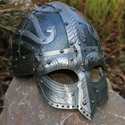 Warrior Medieval Battle Viking Helmet Norse  Armor Larp Collectible Steel Helmet