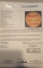 Carl Hubbell Signed Rawlings Onl Baseball Giants Autograph Jsa Loa