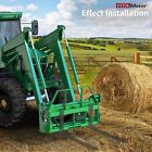 4000 Lbs 50  Pallet Fork Assembly With Bale Spear Sleeve For John Deere Loaders