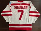 2013-14 Cason Hohmann Boston University Game Used Worn Jersey 30th Patched Rare