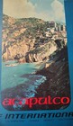 Mid Century Braniff International Airlines Poster Acapulco Mexico